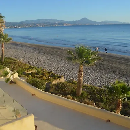 アパート Maravilloso Amanecer Cabo A Pie De Playa Y Mar En Roquetes アリカンテ