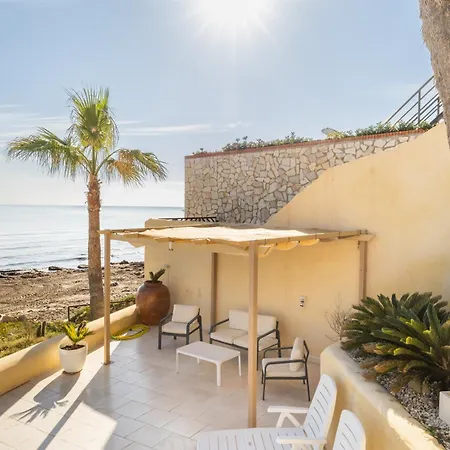 Maravilloso Amanecer Cabo A Pie De Playa Y Mar En Roquetes *